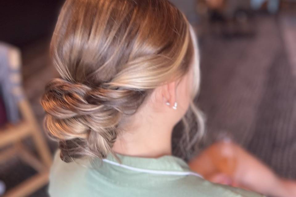 Bridesmaid Low Updo