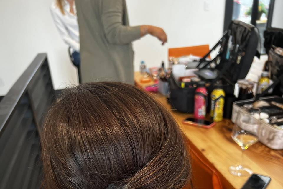 Bridesmaid Low Updo