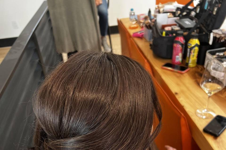 Bridesmaid Low Updo