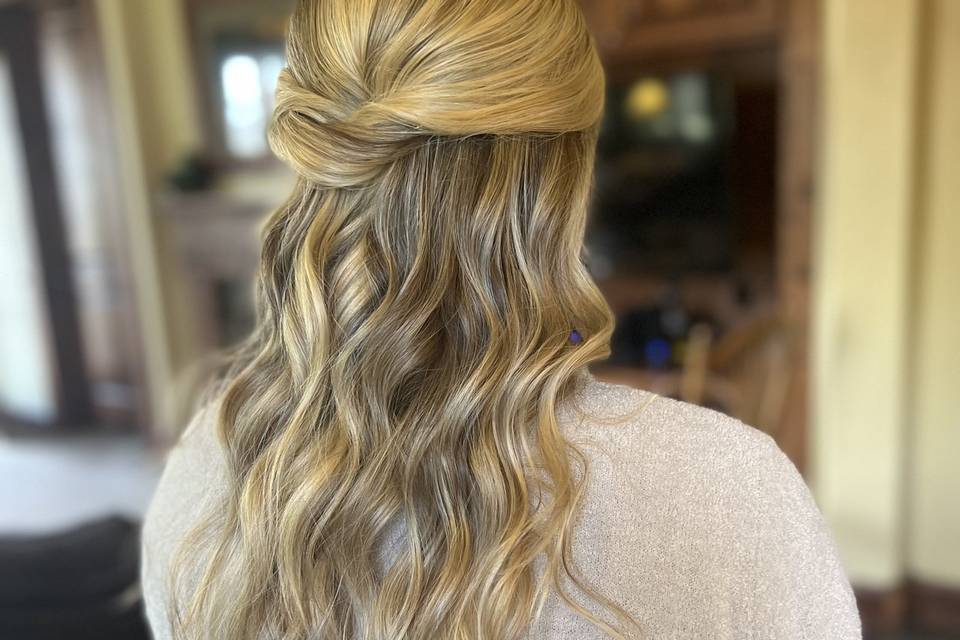 Bridal Half Updo