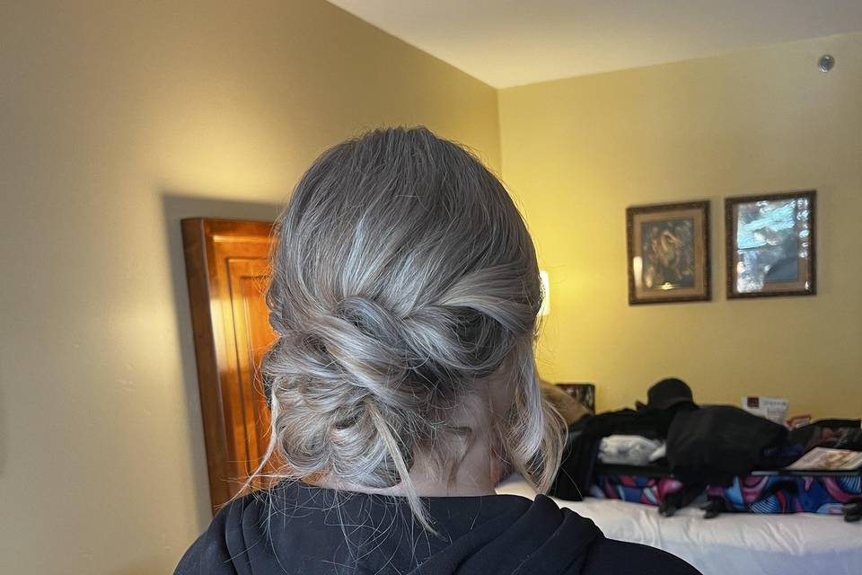 Bridal Low Updo