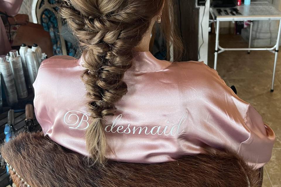 Bridesmaid Boho Braid