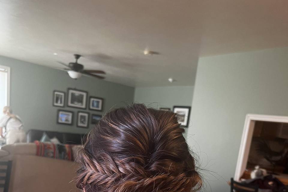 Bridal Updo Fishtail