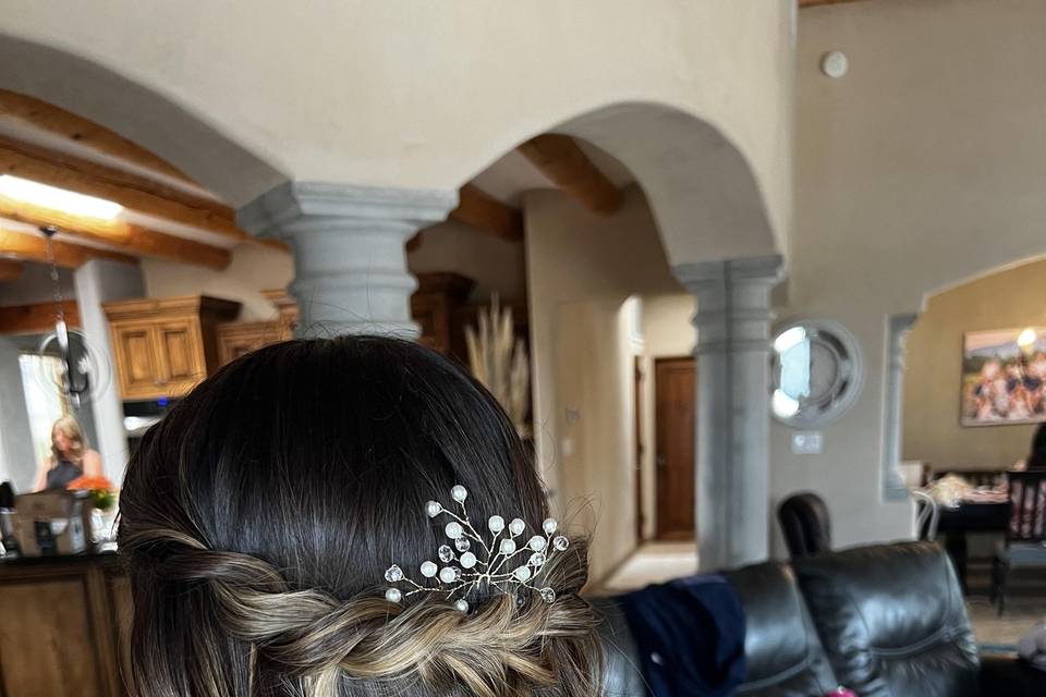 Bridesmaid Half Updo