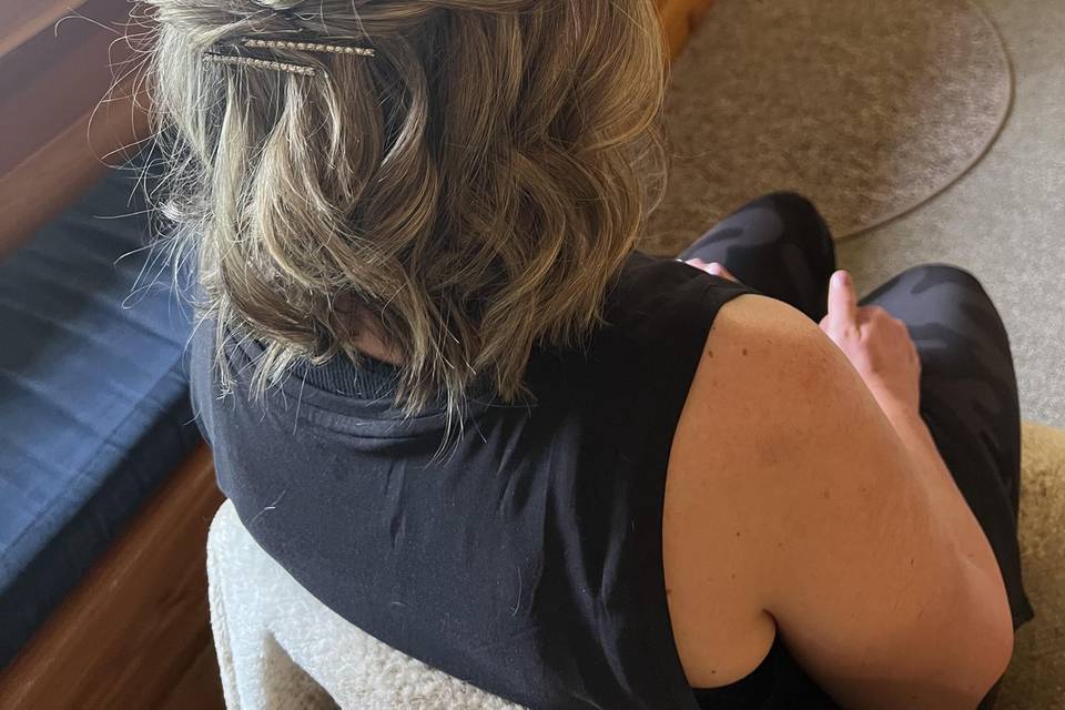 Mother of the Bride Half Updo