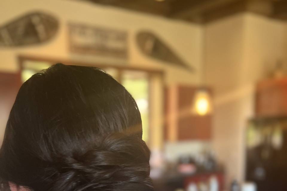 Bridesmaid Low Updo