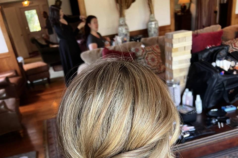 Bridesmaid Low Bun