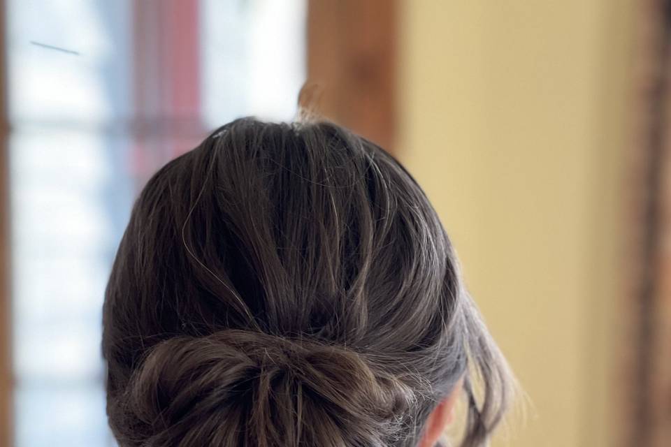 Bridal Low Updo