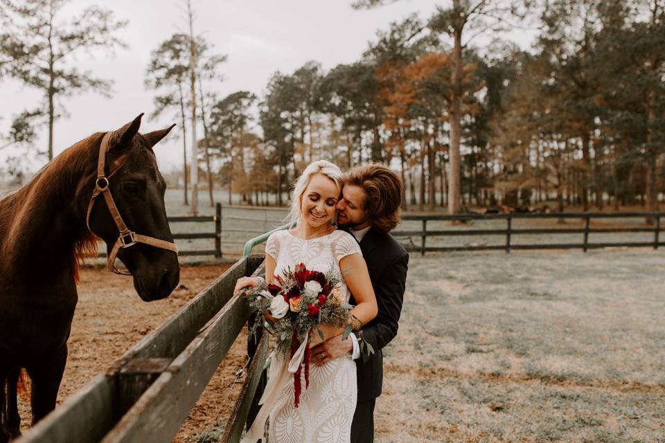 Bride and groom