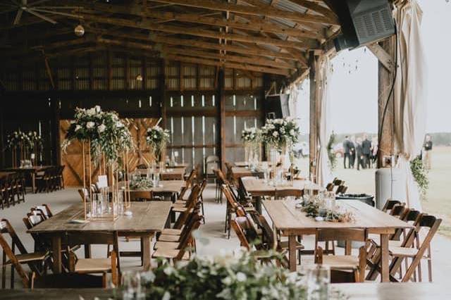 Reception barn