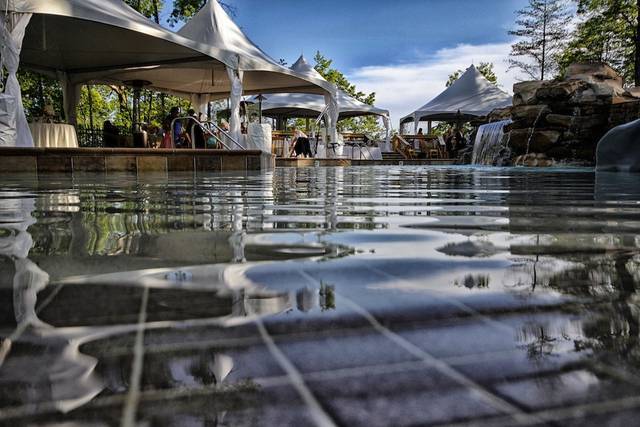 The pool view