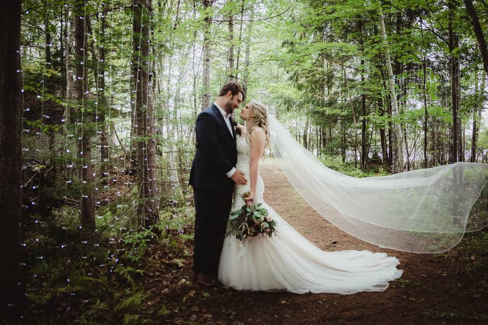 Married in a forest