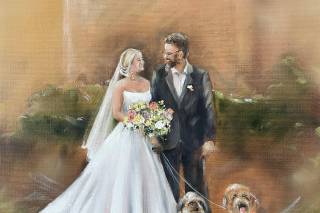 Live Wedding & Event Painter | Leanne Larson | Cane Toad Studios