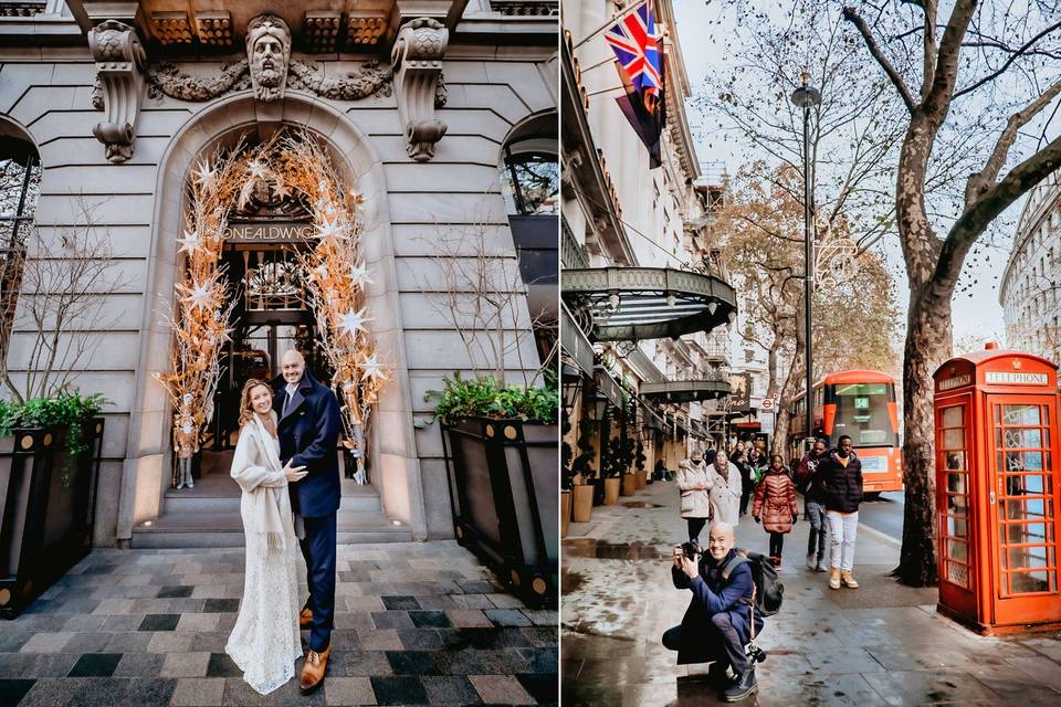 London Wedding BTS