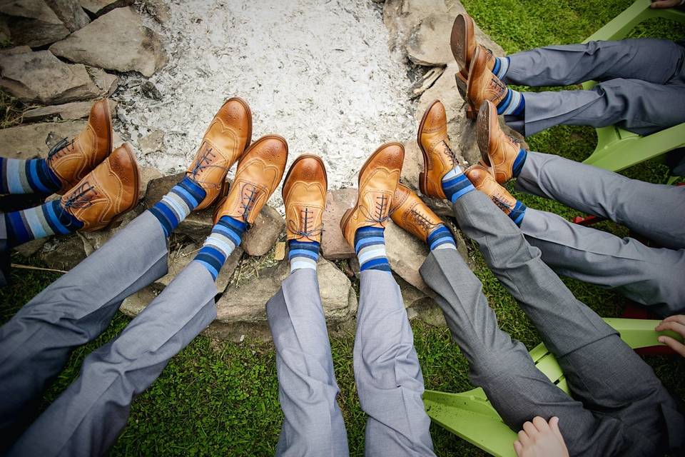 Groomsmen Hanging Out