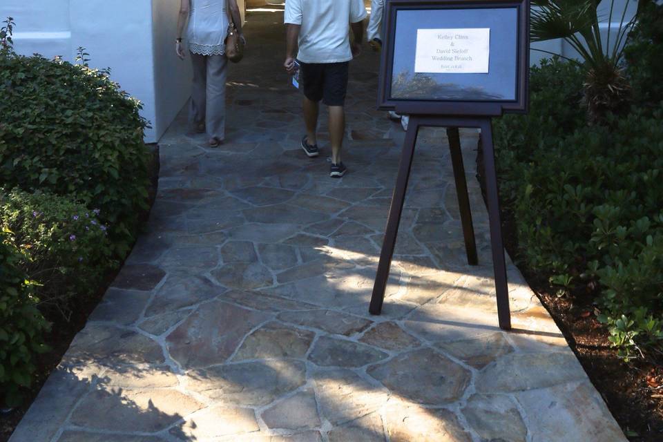 Entrance to ocean house