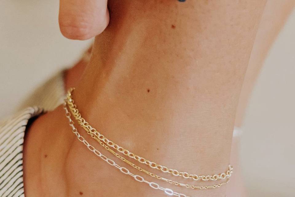 Anklet Stacks = on trend