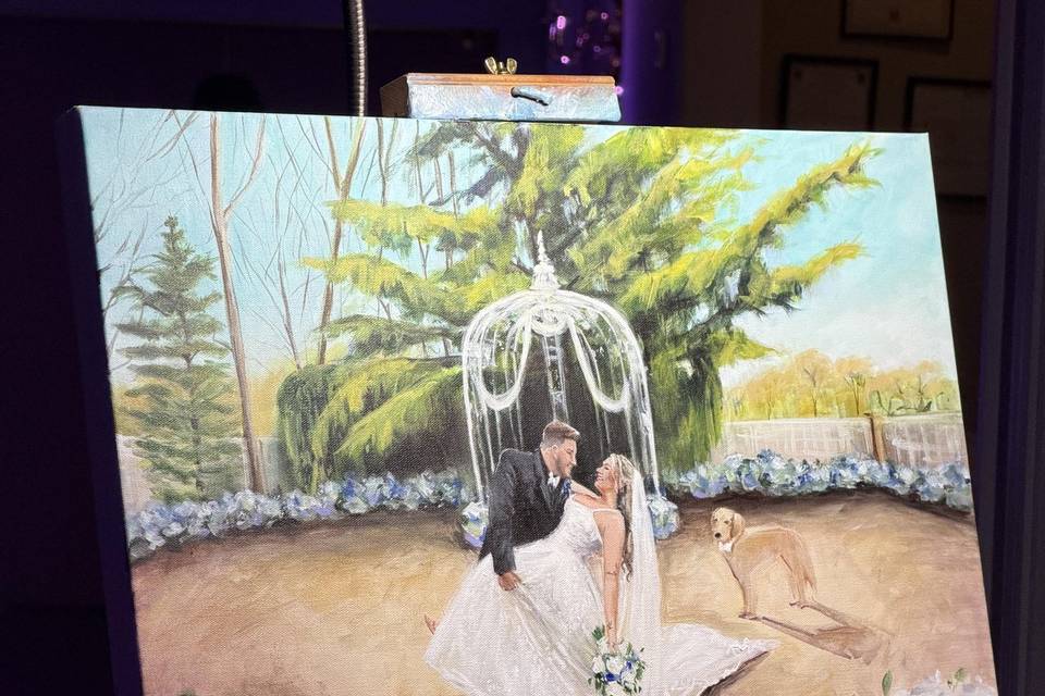 Live Painting Lexi Hannah