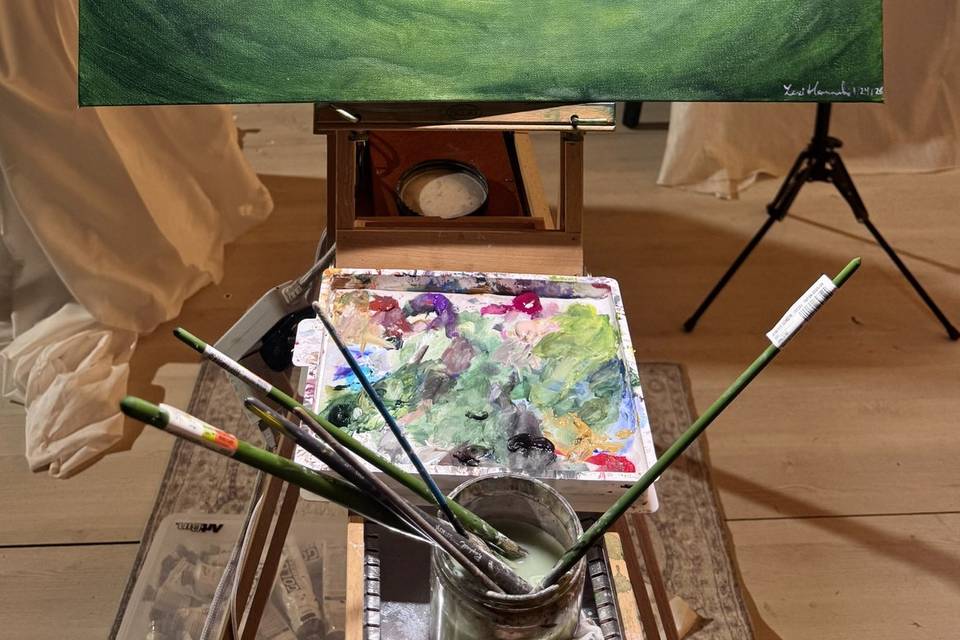 Lexi Hannah Wedding Painter