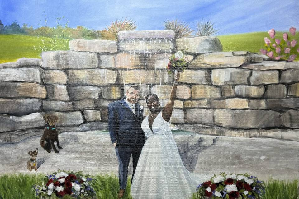 Live painter Lexi Hannah