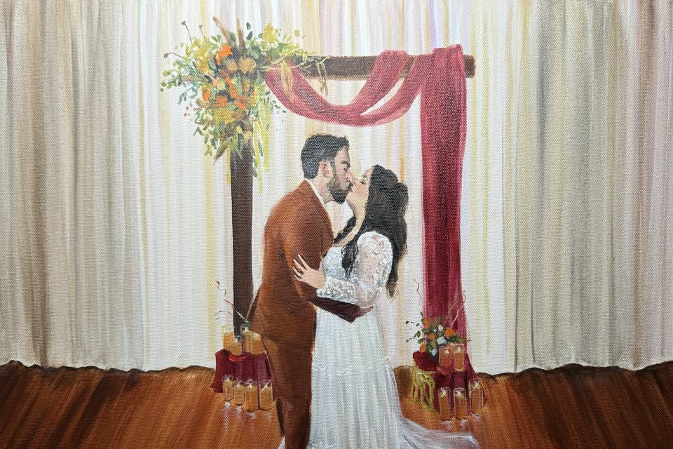 Lexi Hannah Wedding Painter