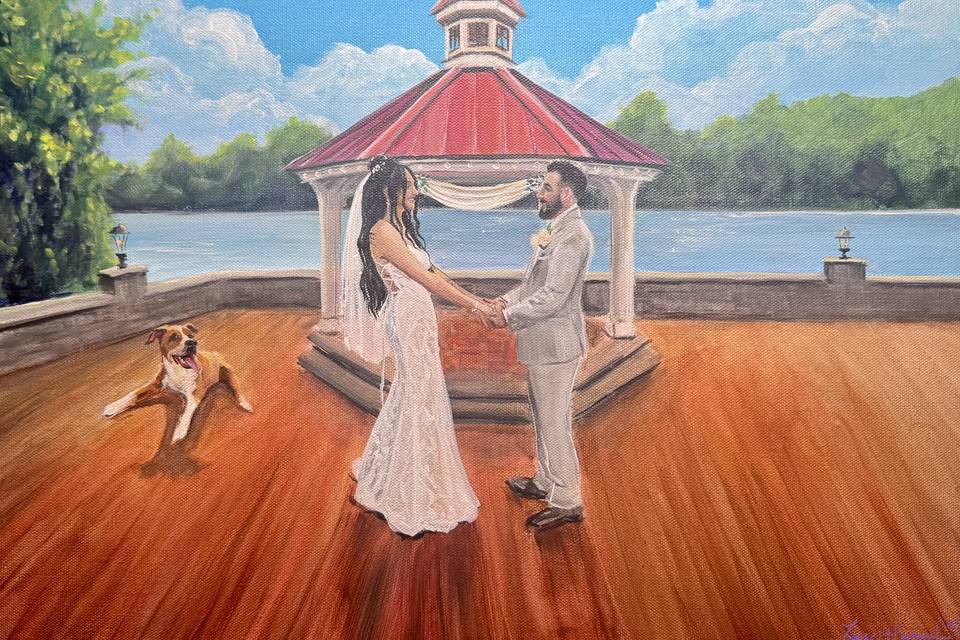 Live Wedding Painter