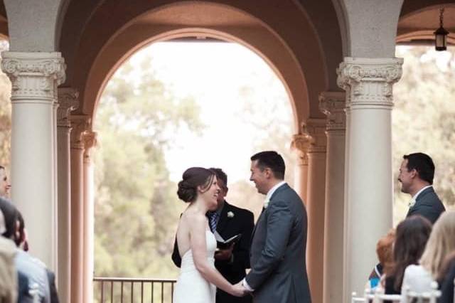 Wedding at Occidental College