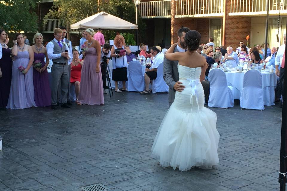 Couple dancing