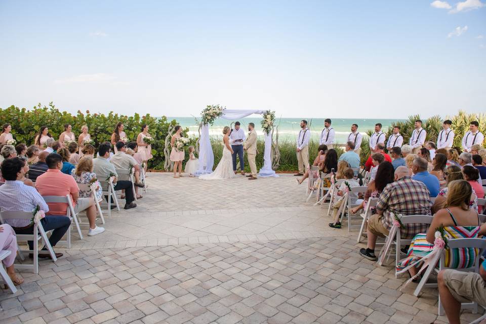 Oceanfront Patio Ceremony