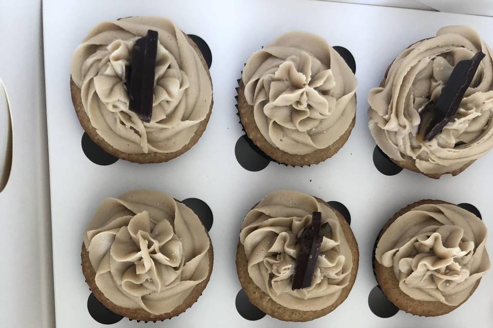 Toffee Cupcakes