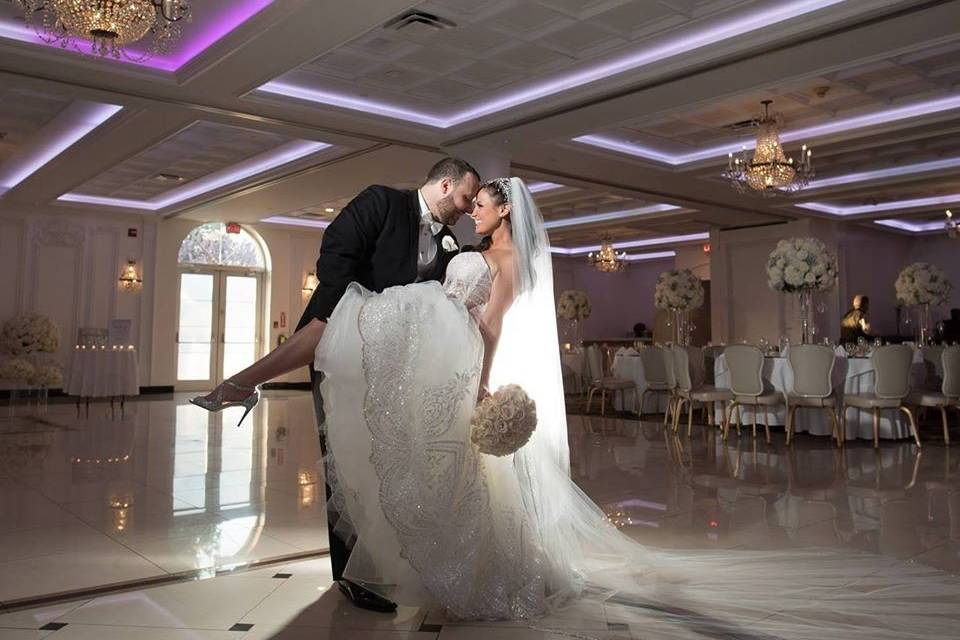 Couple in the ballroom