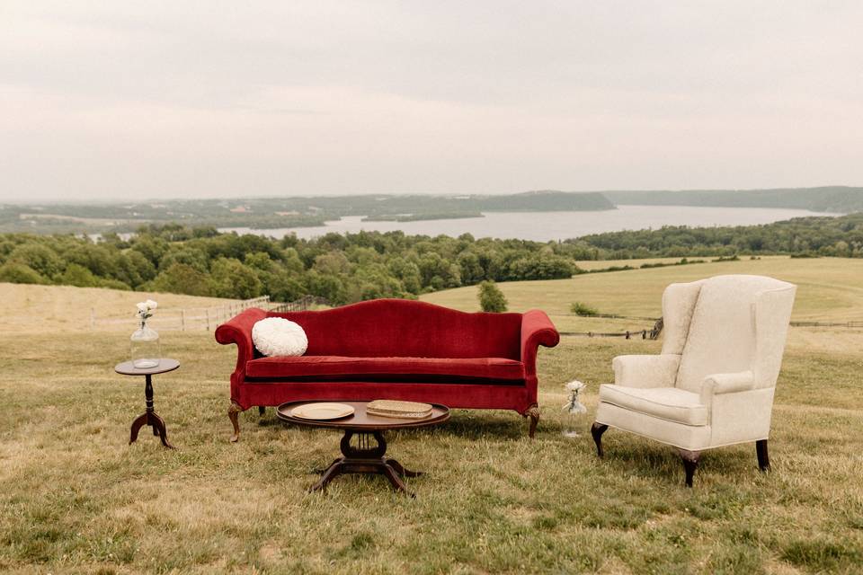 Lounge Overlooking the River