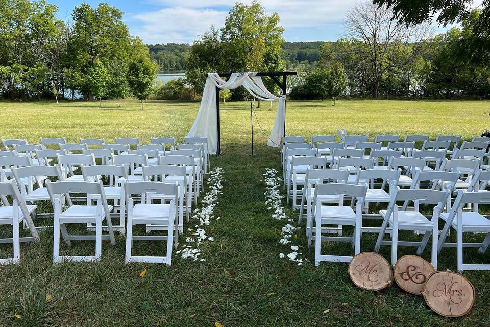 Outdoor ceremony