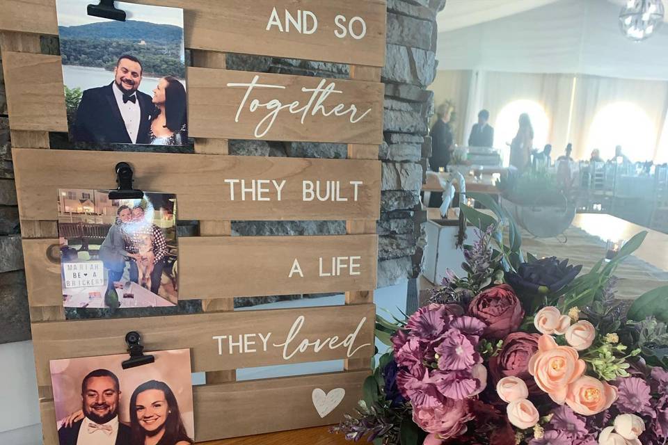 Wedding sign