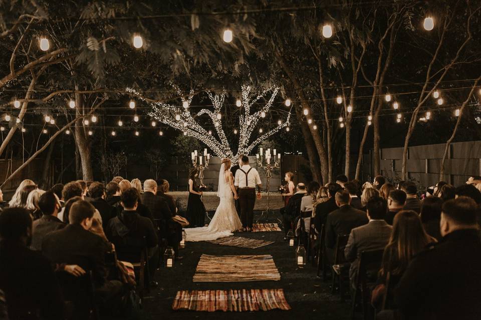 Ceremony under the stars