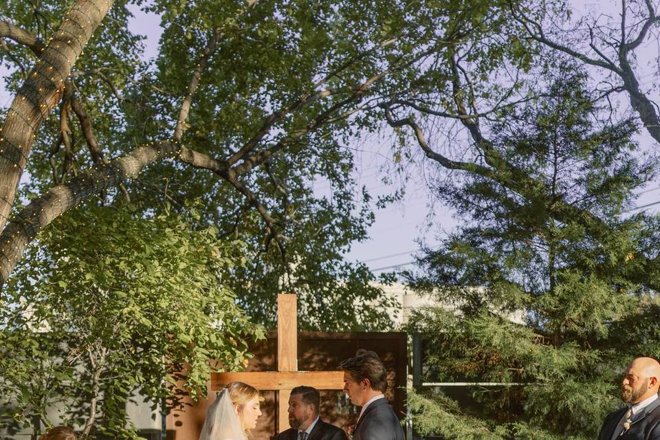 Ceremony in the garden