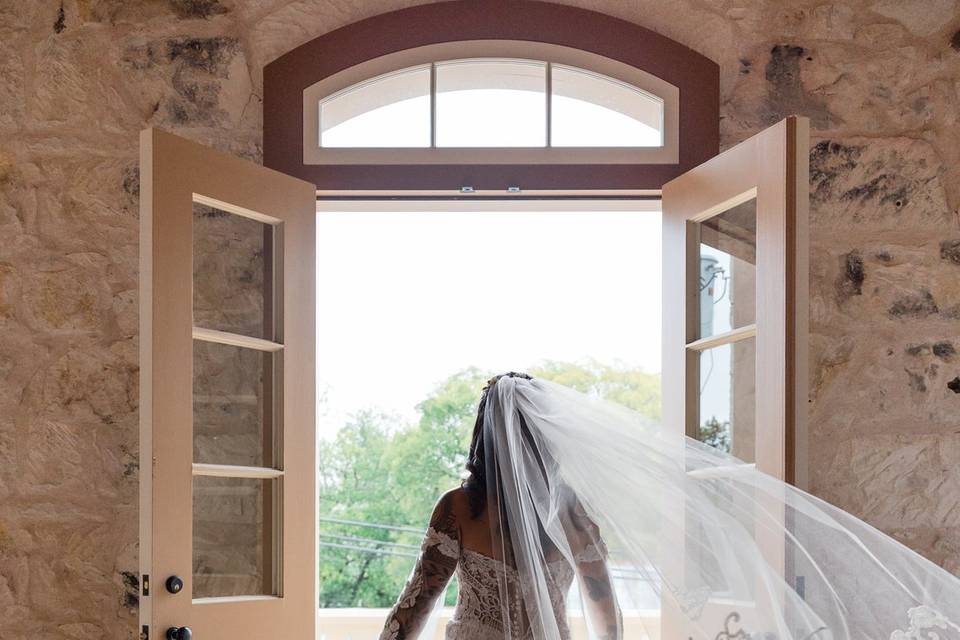 Dramatic Wedding Photo Texas