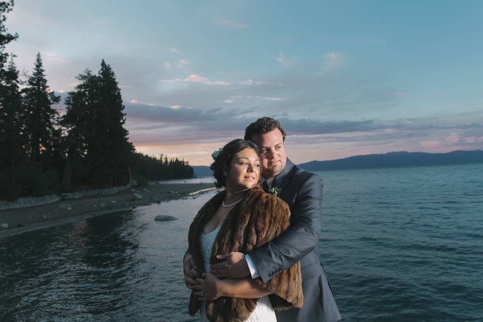 Tahoe Wedding end of night