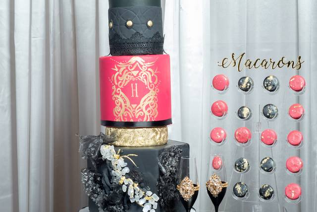Four-tier cake