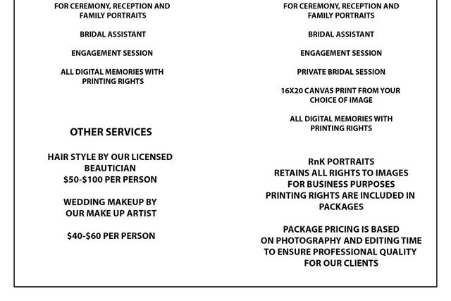 Pricing Information