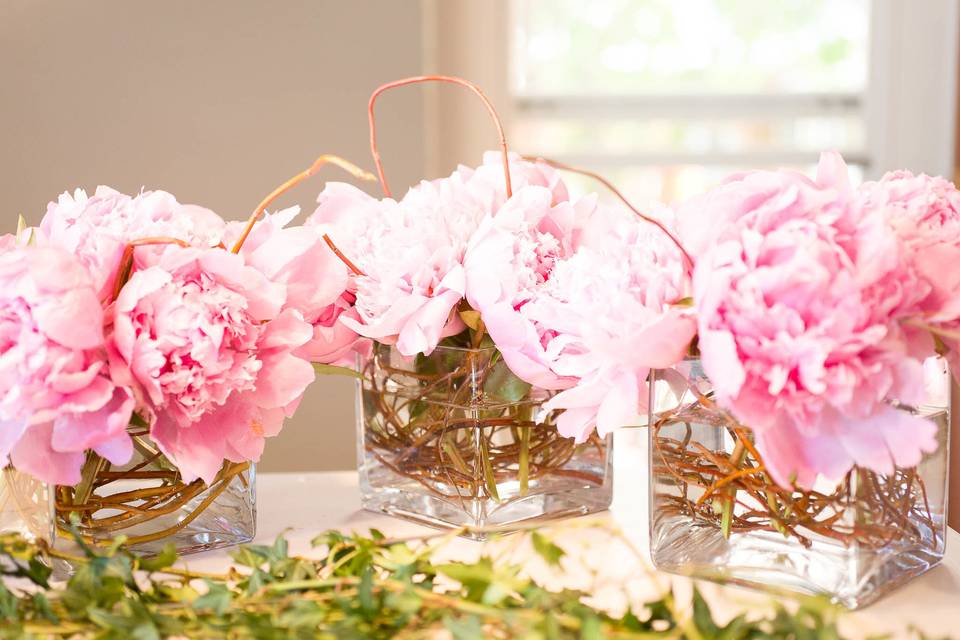 Floral table decor