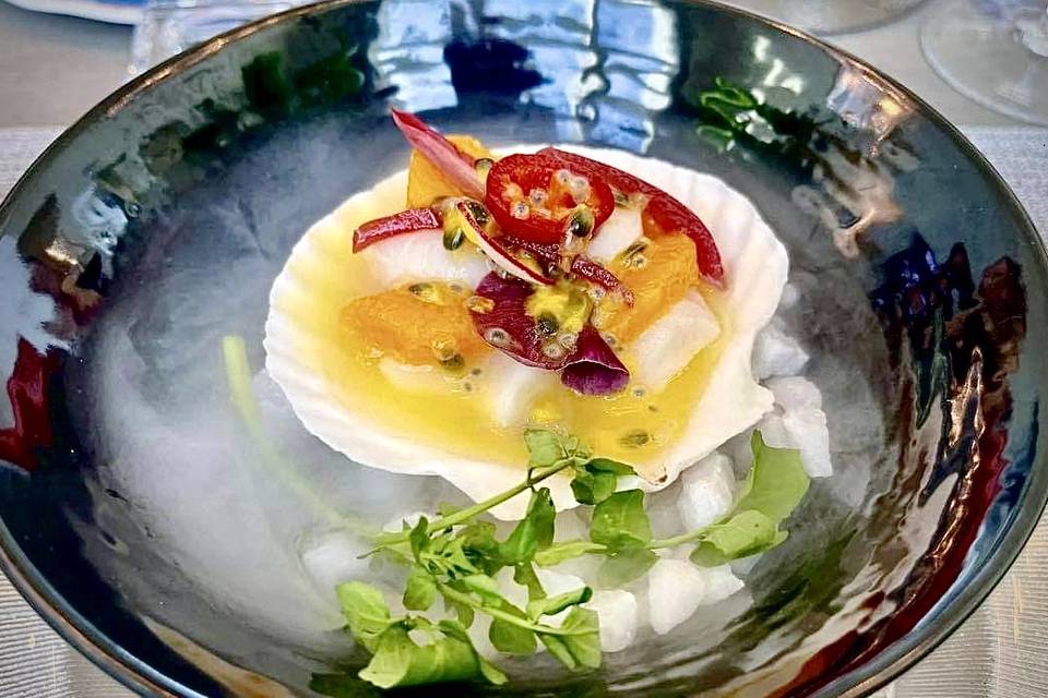 Scallop Ceviche w/Calamansi Vi