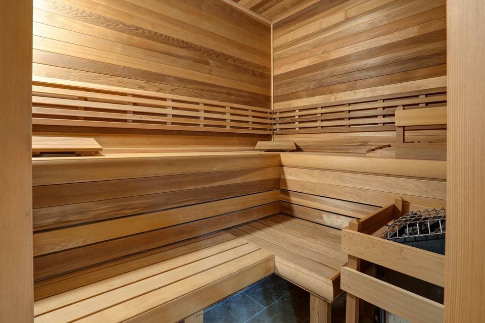 The dry sauna