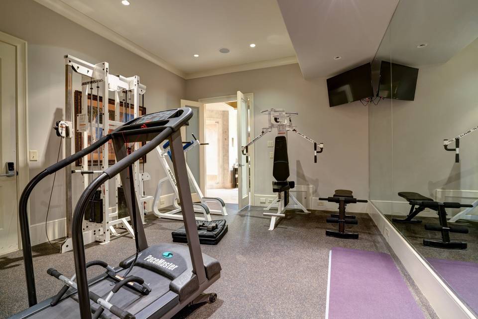 The exercise room