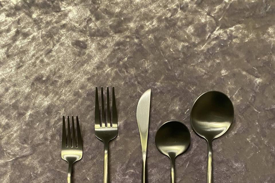 Black Flatware