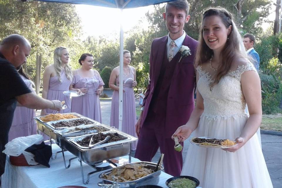 Outdoor wedding