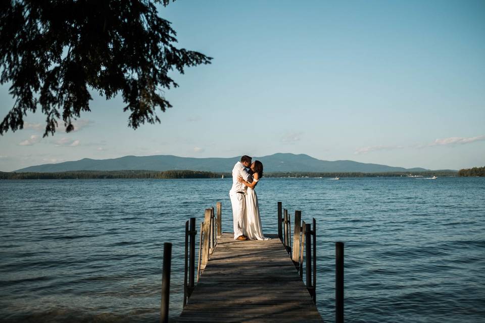 Shanya & Patrick's engagement shoot with Classic Photographers' Christian N. at Lake Winnipesaukee in New Hampshire!