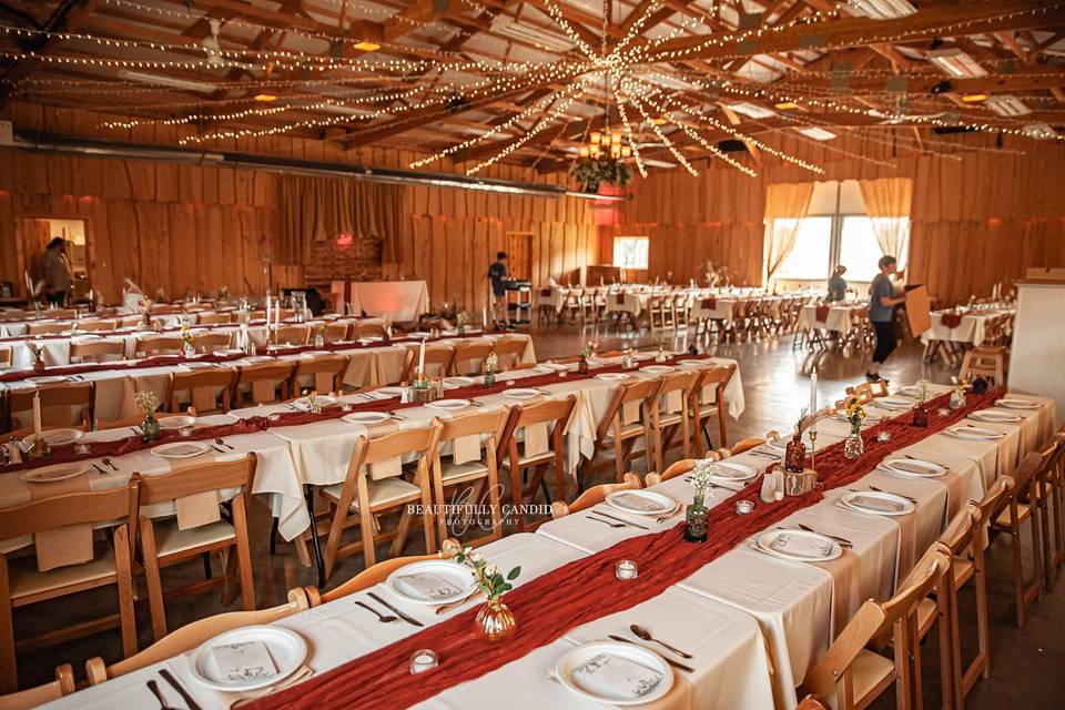 Beautiful decor for reception