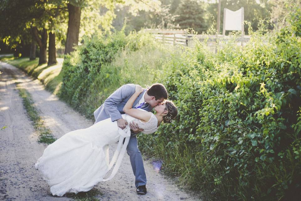 Couple kissing