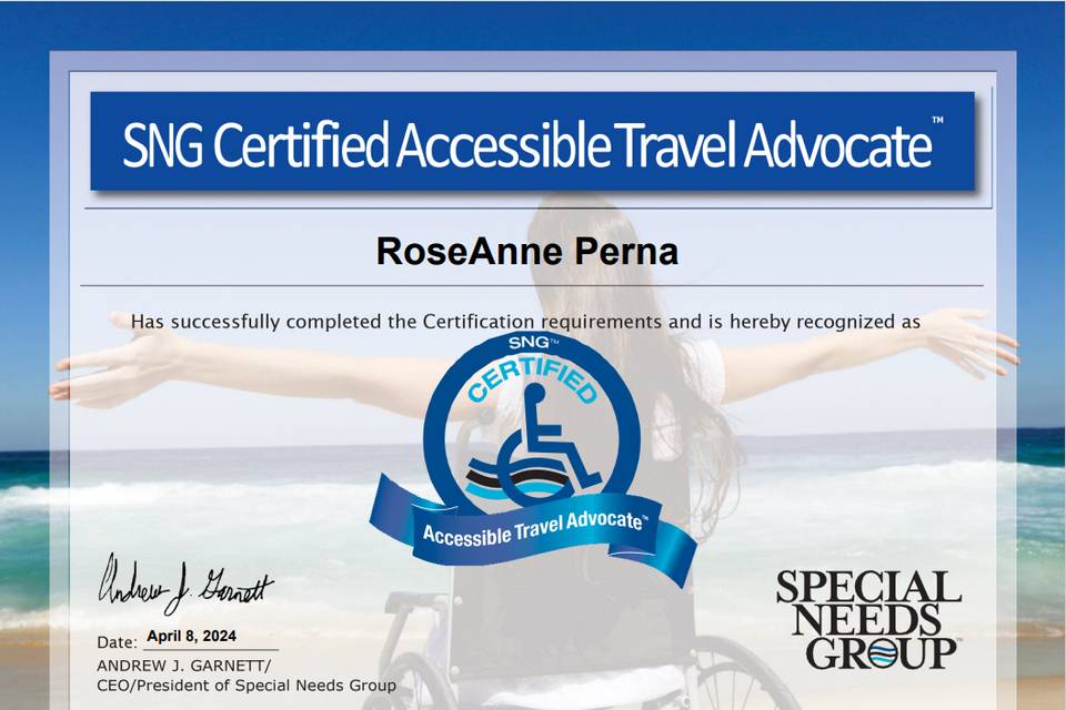 Special Needs Certified